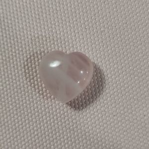 Heart Shape Pink Crystal Bead